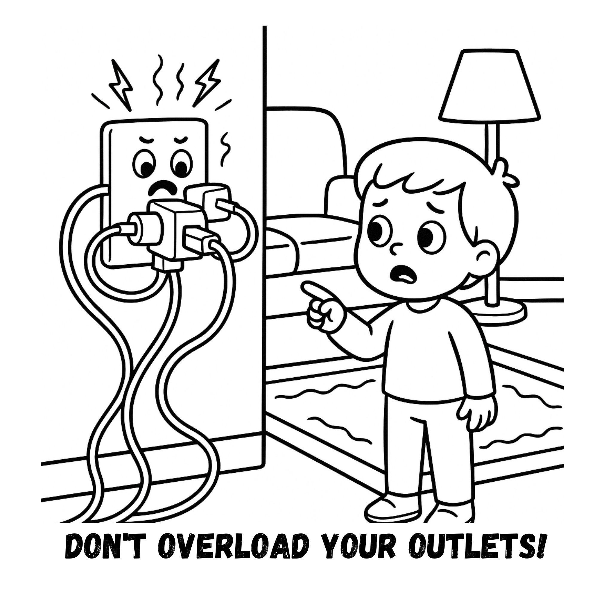 Safety lesson page