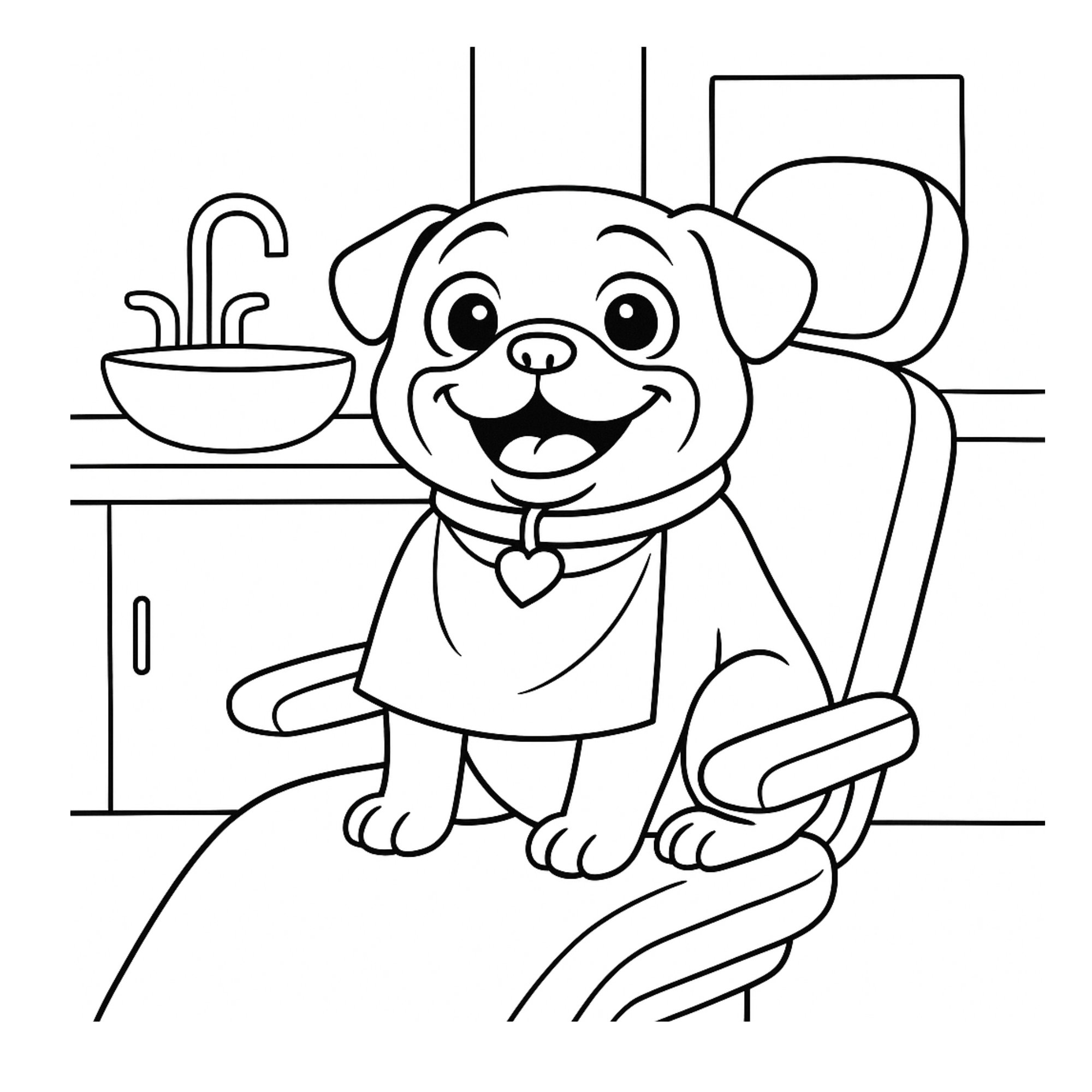 Miss Ruby at the dentist